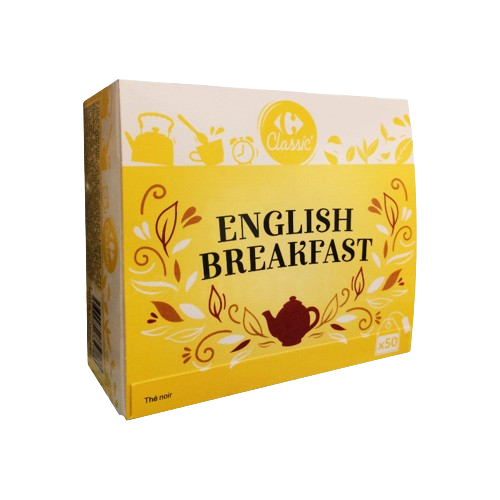 CARREFOUR CLASSIC' Thé English Breakfast 50 sachets Mora Market