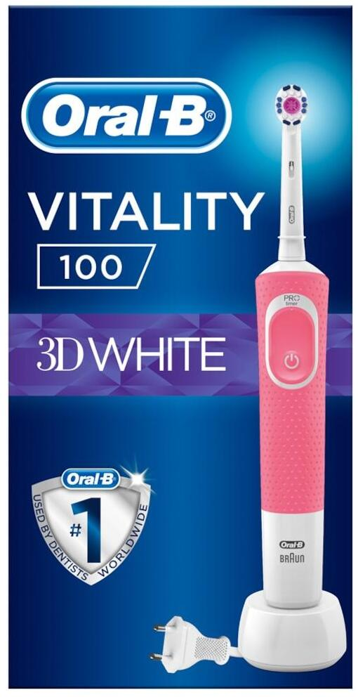 ORAL-B Brosse à dent électrique Vitality 3D White Ct Mora