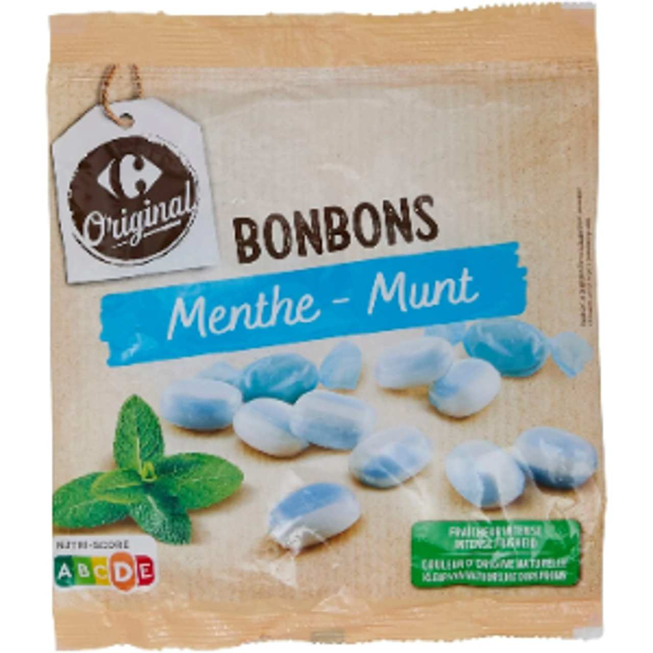 CARREFOUR ORIGINAL Bonbons Saveur Menthe 250 G Mora Market Business
